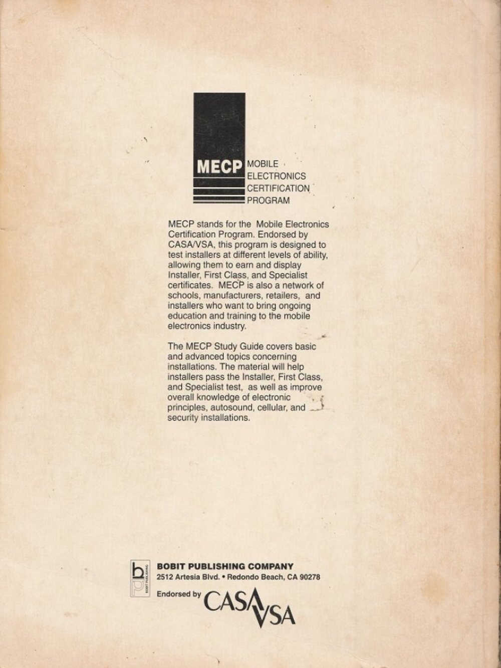 MECP Study Guide - 1991 Edition - Picture 2 of 2